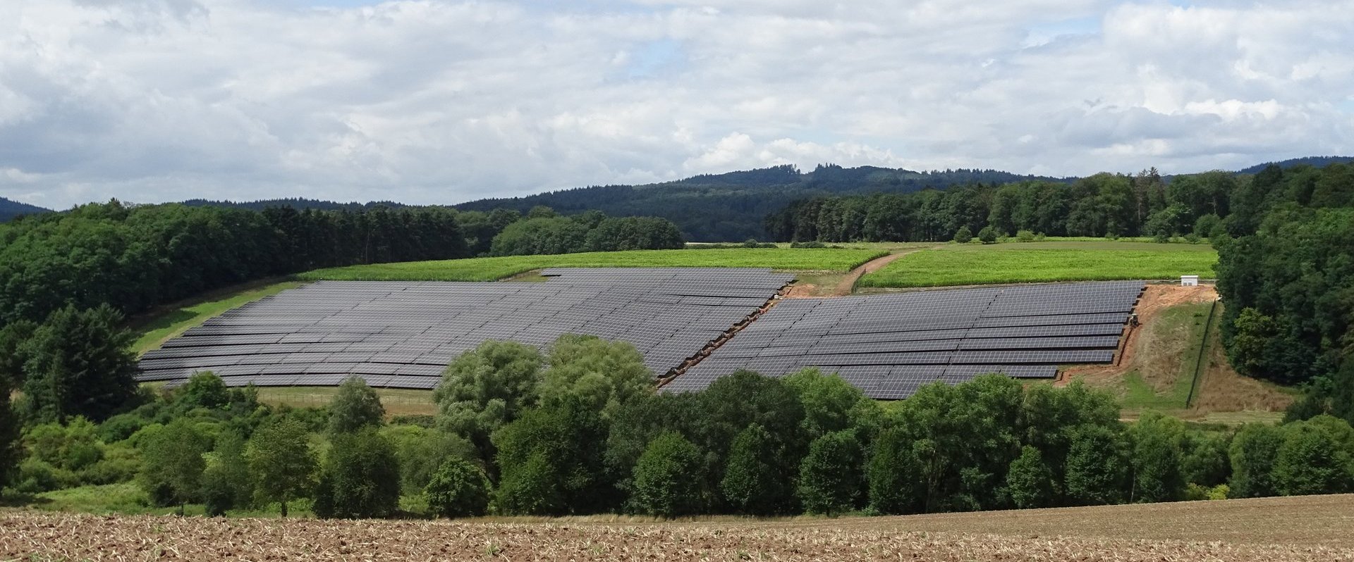 Photovoltaikanlage auf einer Freifläche bei Rimlingen Foto: Gemeinde